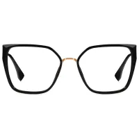 Square Black Eyeglasses