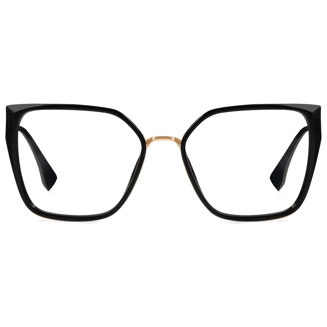 Square Black Eyeglasses