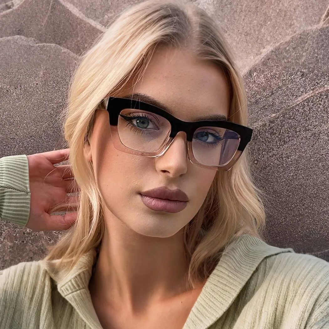 Cat-eye Black Eyeglasses