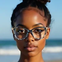 Cat-eye Ivory Tortoiseshell Eyeglasses