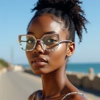 Square Pink/Tortoiseshell Eyeglasses