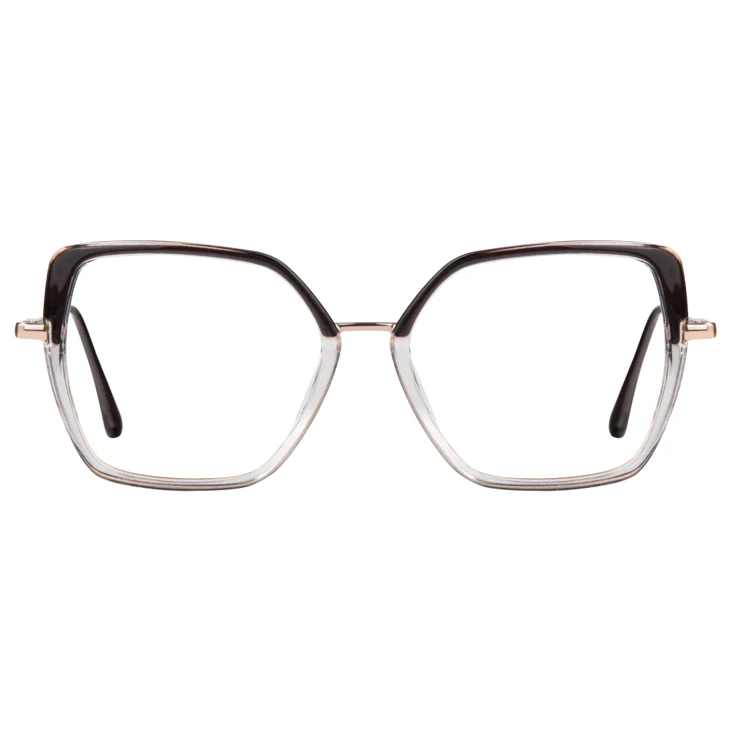 Square Gradient Gray Eyeglasses