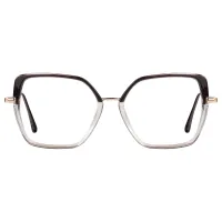Square Gradient Gray Eyeglasses