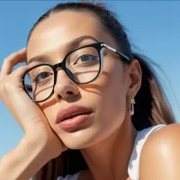 Cat-eye Black Eyeglasses