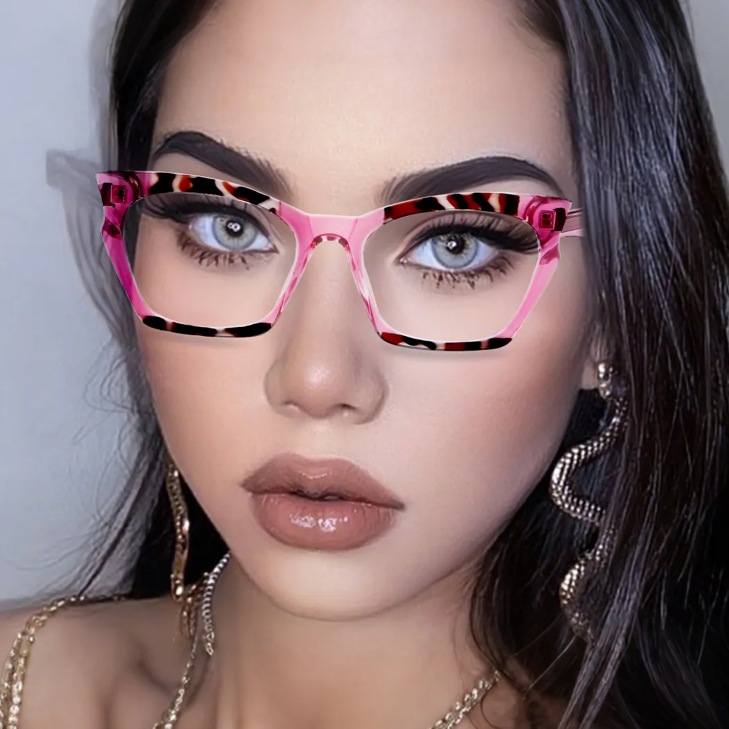 Cat-eye Clear Eyeglasses