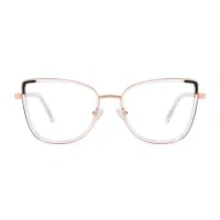 Cat-eye Clear Eyeglasses