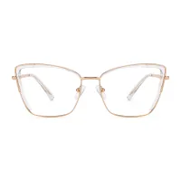 Cat-eye Clear Eyeglasses