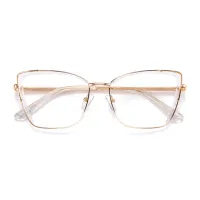 Cat-eye Clear Eyeglasses