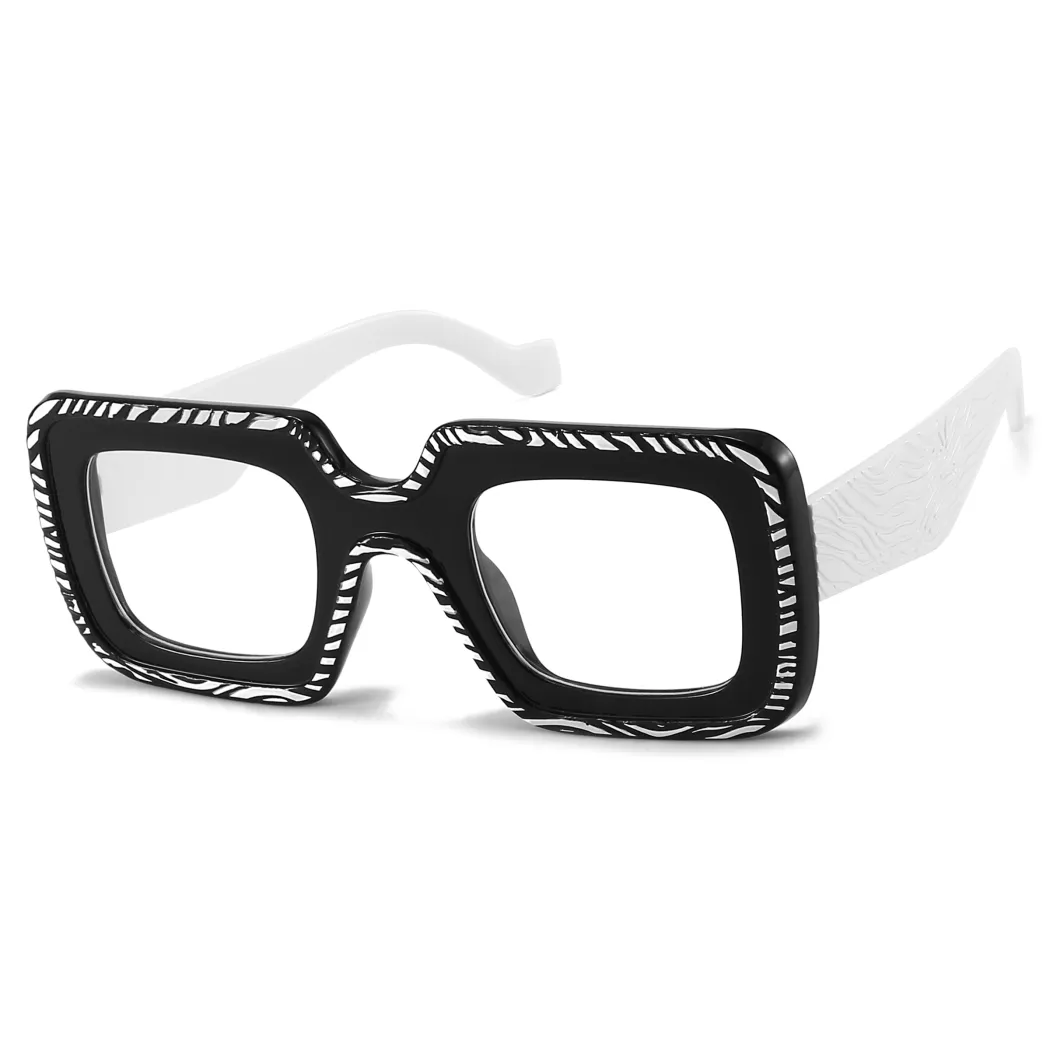 Square Ivory Tortoiseshell Eyeglasses