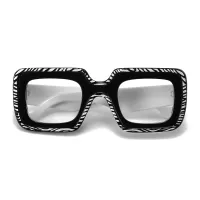 Square Ivory Tortoiseshell Eyeglasses