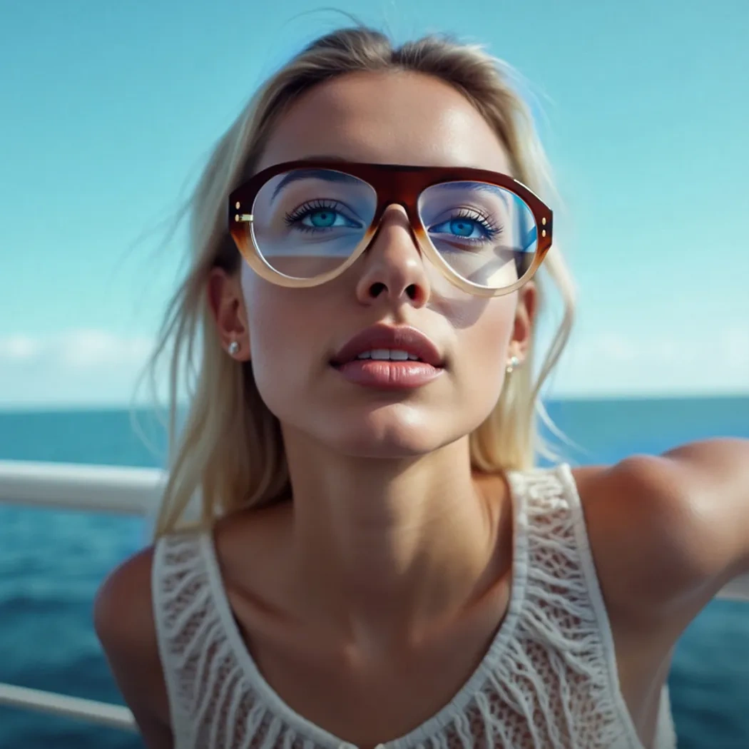 Aviator Tortoiseshell Eyeglasses