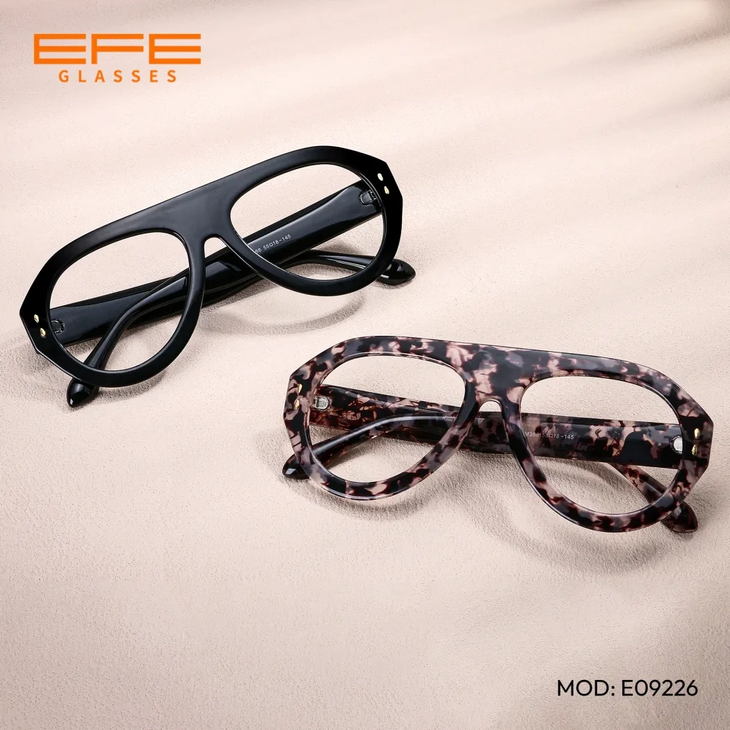 Aviator Black Eyeglasses