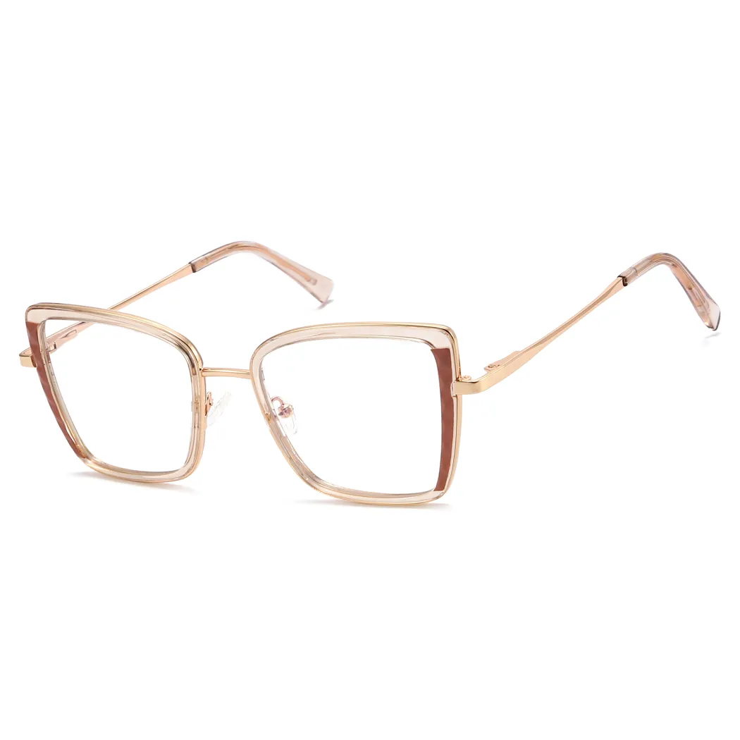 Square Cream Eyeglasses