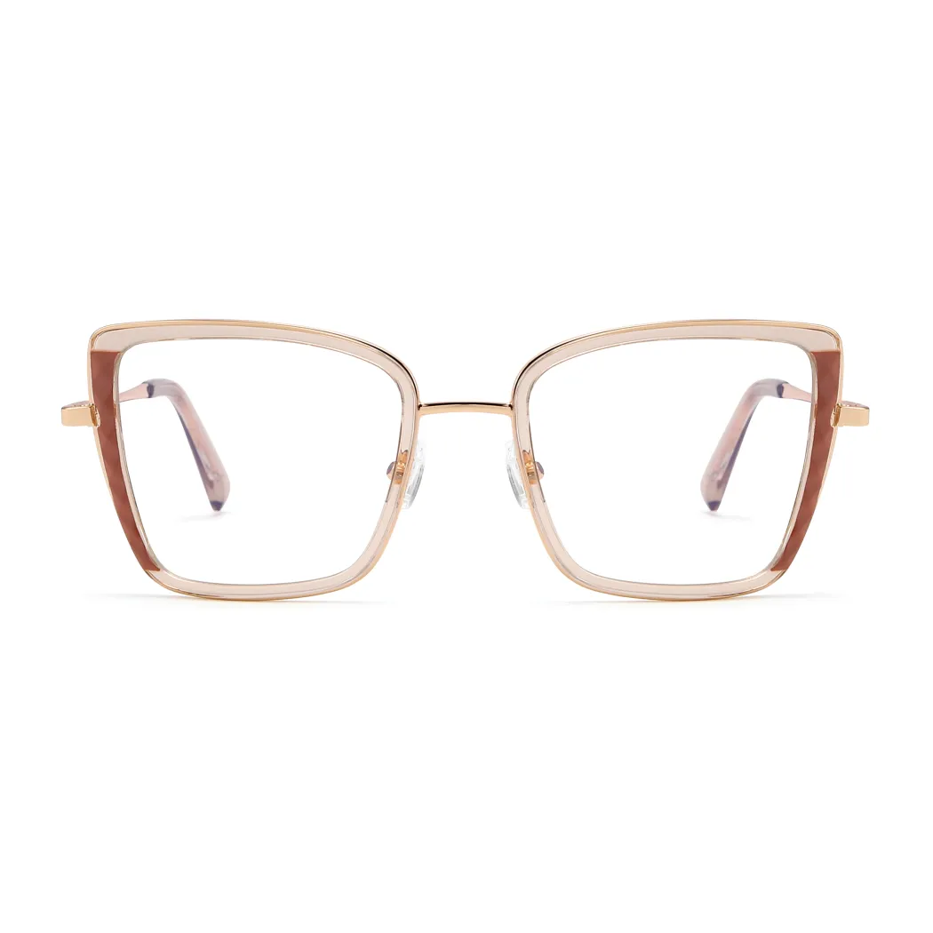 Square Cream Eyeglasses