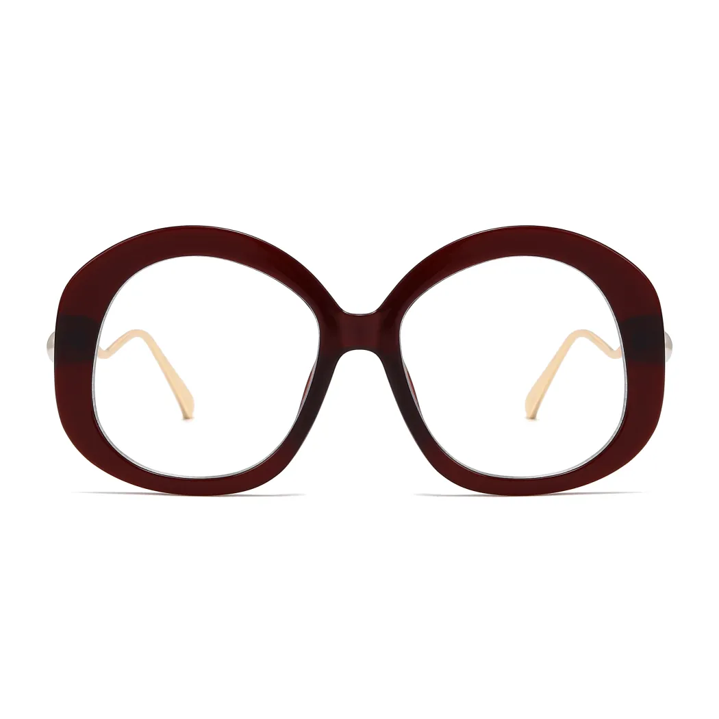 Oval Wine Eyeglasses