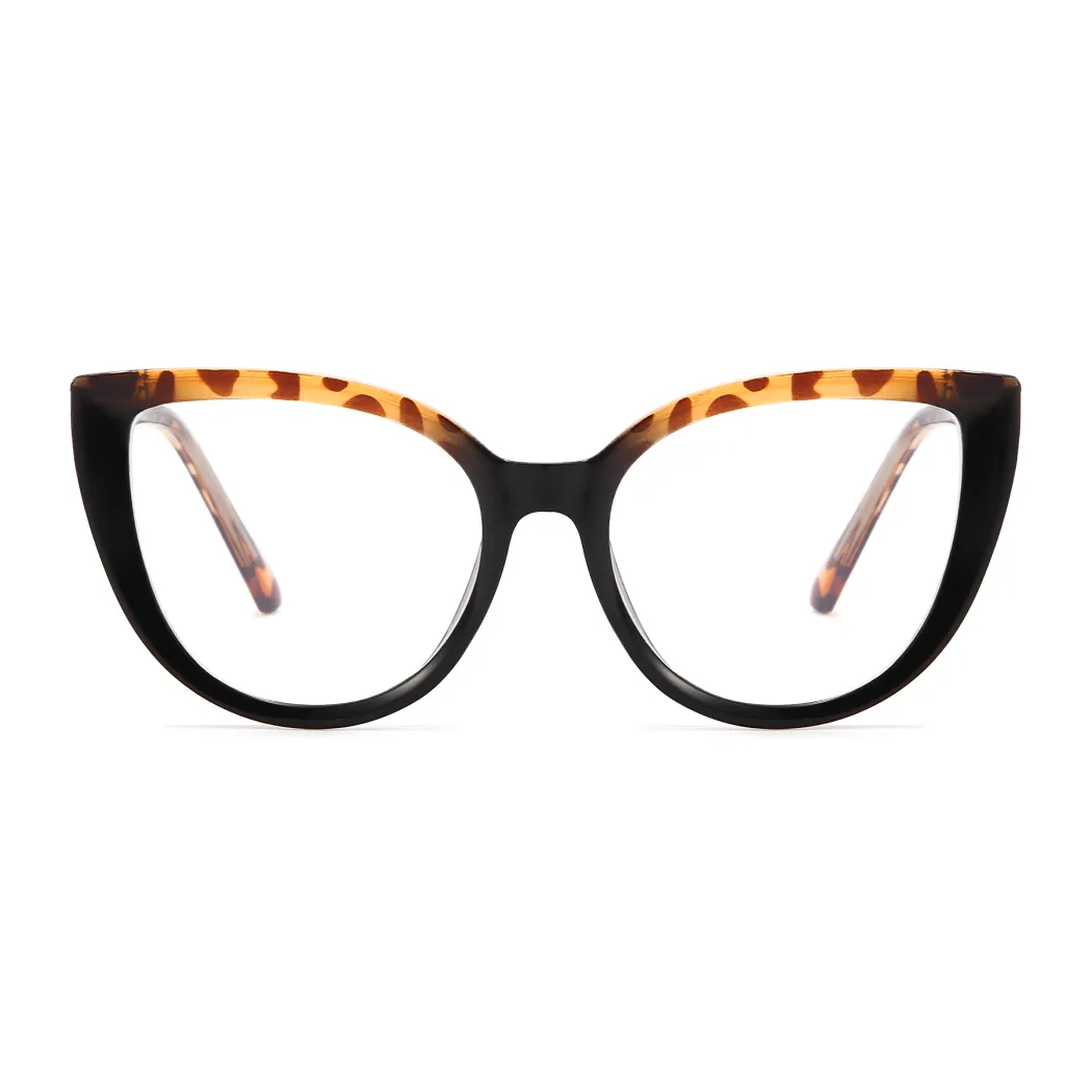 Cat-eye Tortoiseshell/Black Eyeglasses