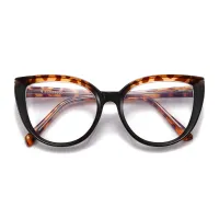 Cat-eye Tortoiseshell/Black Eyeglasses