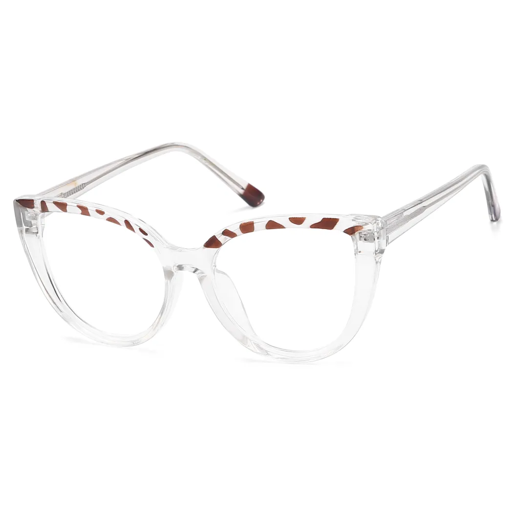 Cat-eye Tortoiseshell/Clear Eyeglasses