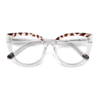 Cat-eye Tortoiseshell/Clear Eyeglasses