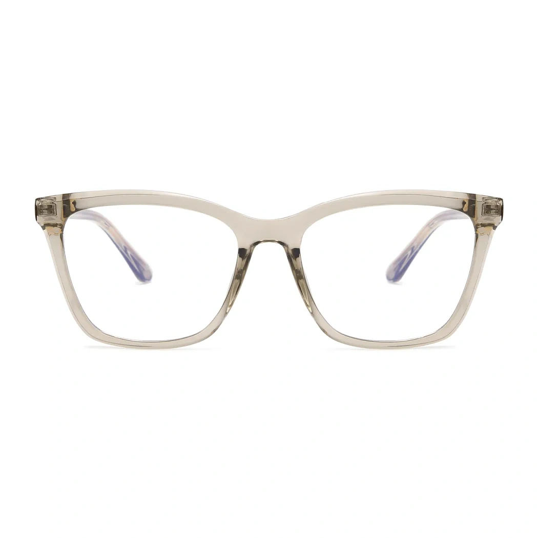 Square Grey Eyeglasses