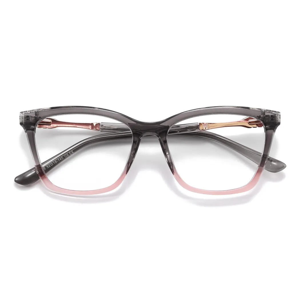 Square Gradient Gray Eyeglasses