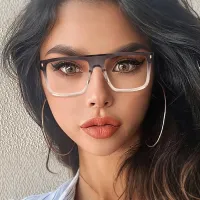Aviator Gradient Gray Eyeglasses