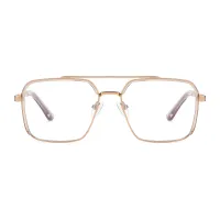 Aviator Gold Eyeglasses