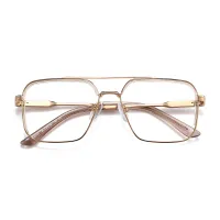 Aviator Gold Eyeglasses