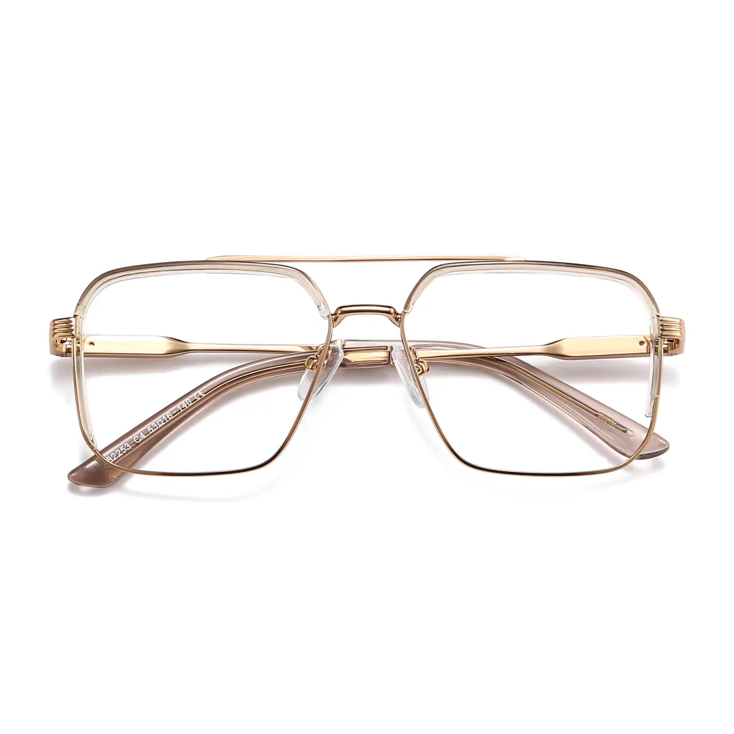 Aviator Gold Eyeglasses