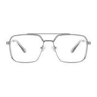 Aviator Silver Eyeglasses