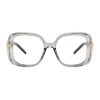 Square Grey Eyeglasses