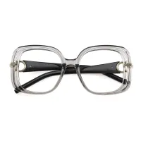 Square Grey Eyeglasses