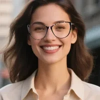 Cat-eye Ivory Tortoiseshell Eyeglasses