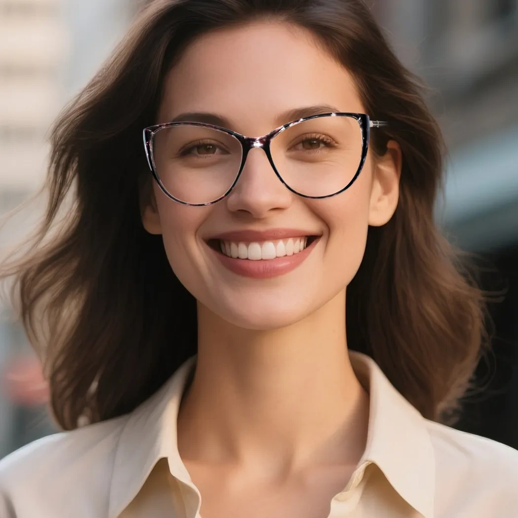 Cat-eye Ivory Tortoiseshell Eyeglasses