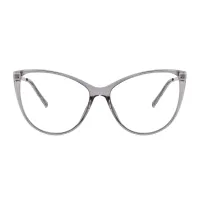 Cat-eye Grey Eyeglasses