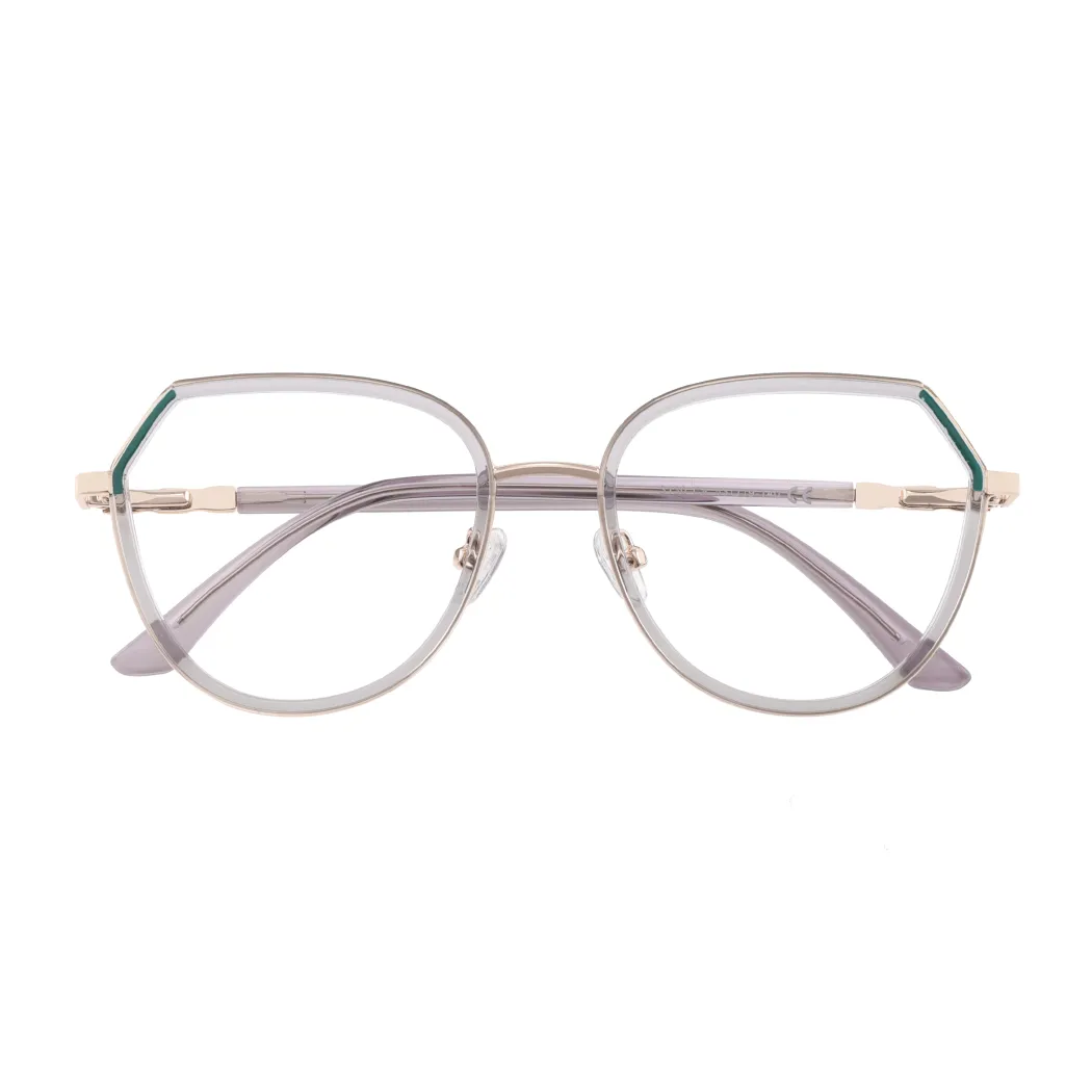 Geometric Grey Eyeglasses