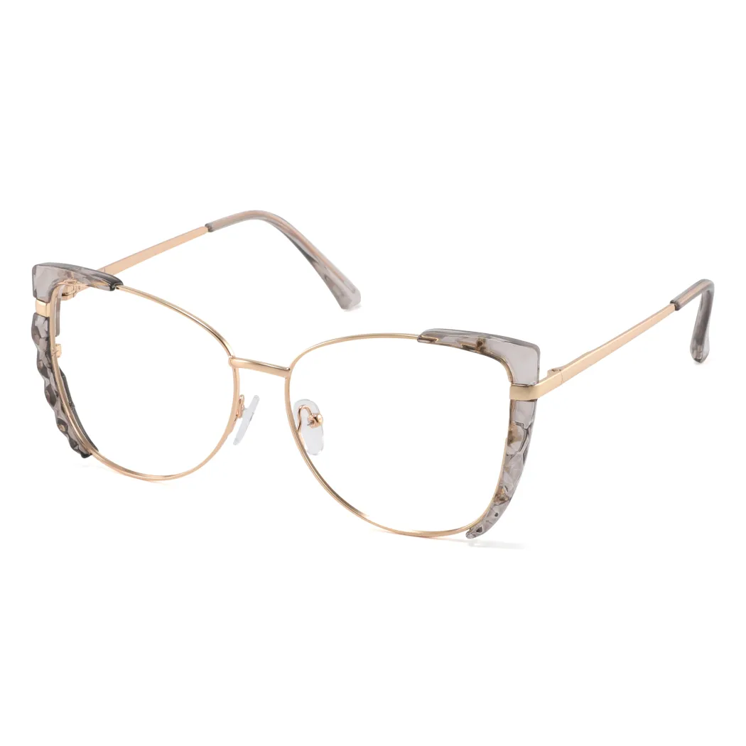 Cat-eye Grey Eyeglasses