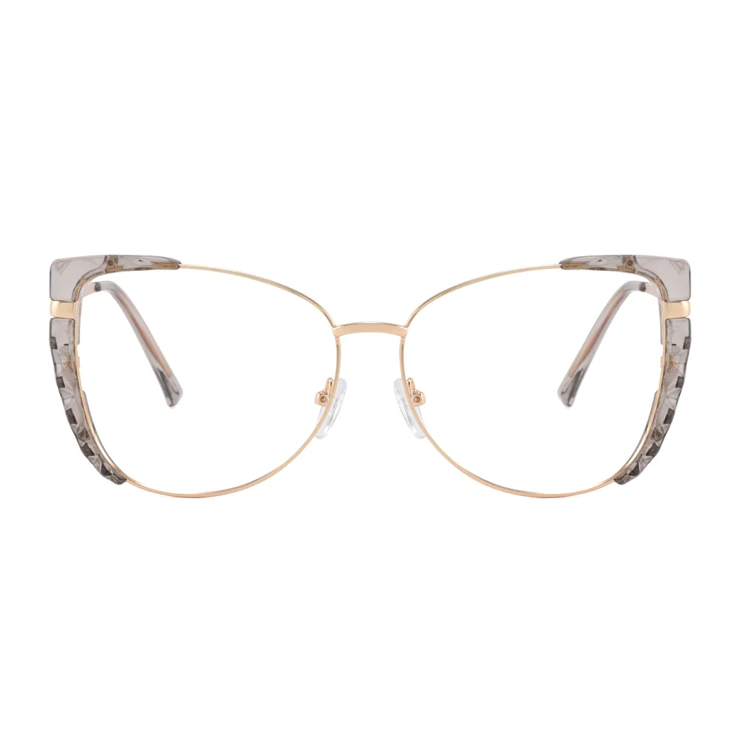 Cat-eye Grey Eyeglasses