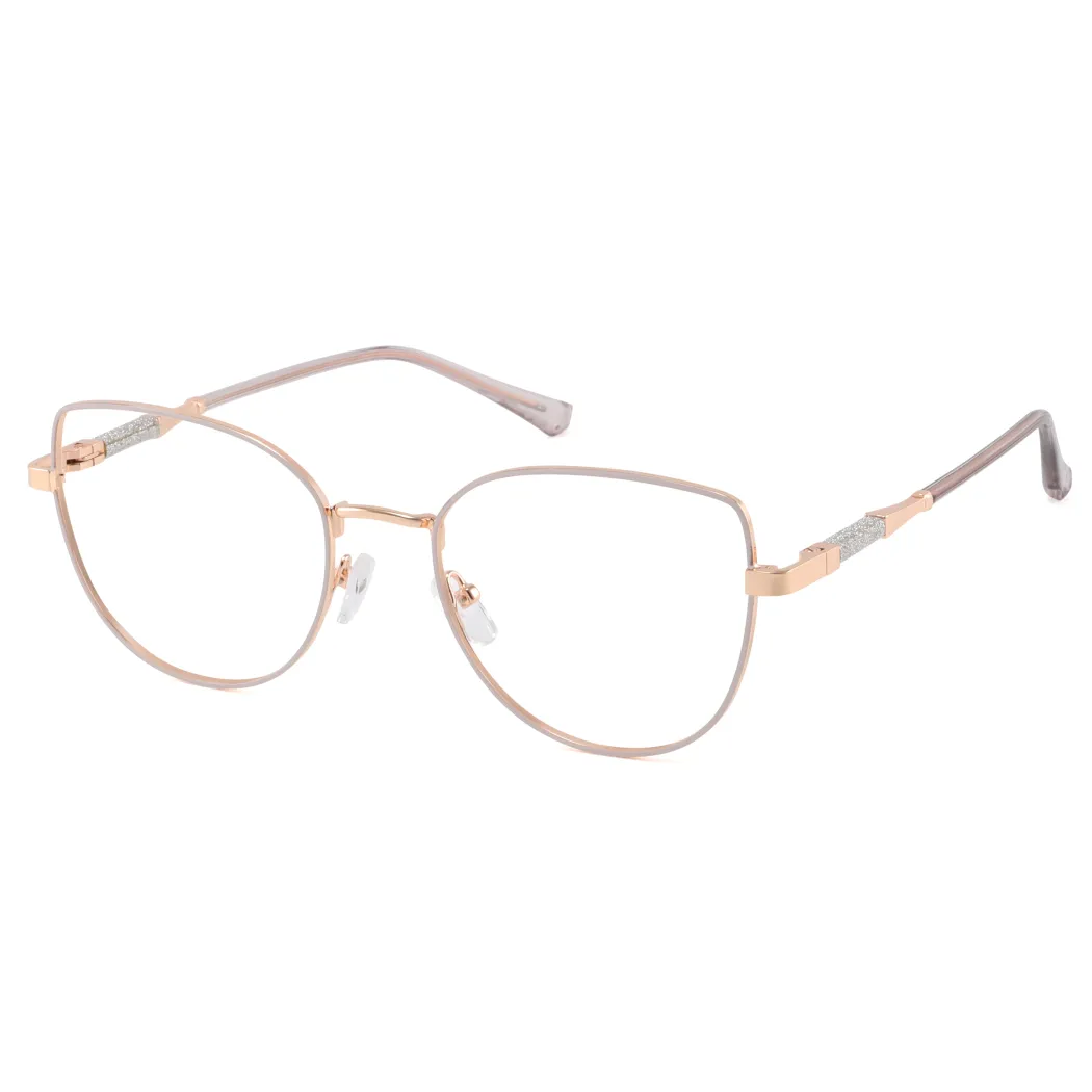 Cat-eye Grey Eyeglasses