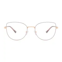 Cat-eye Grey Eyeglasses