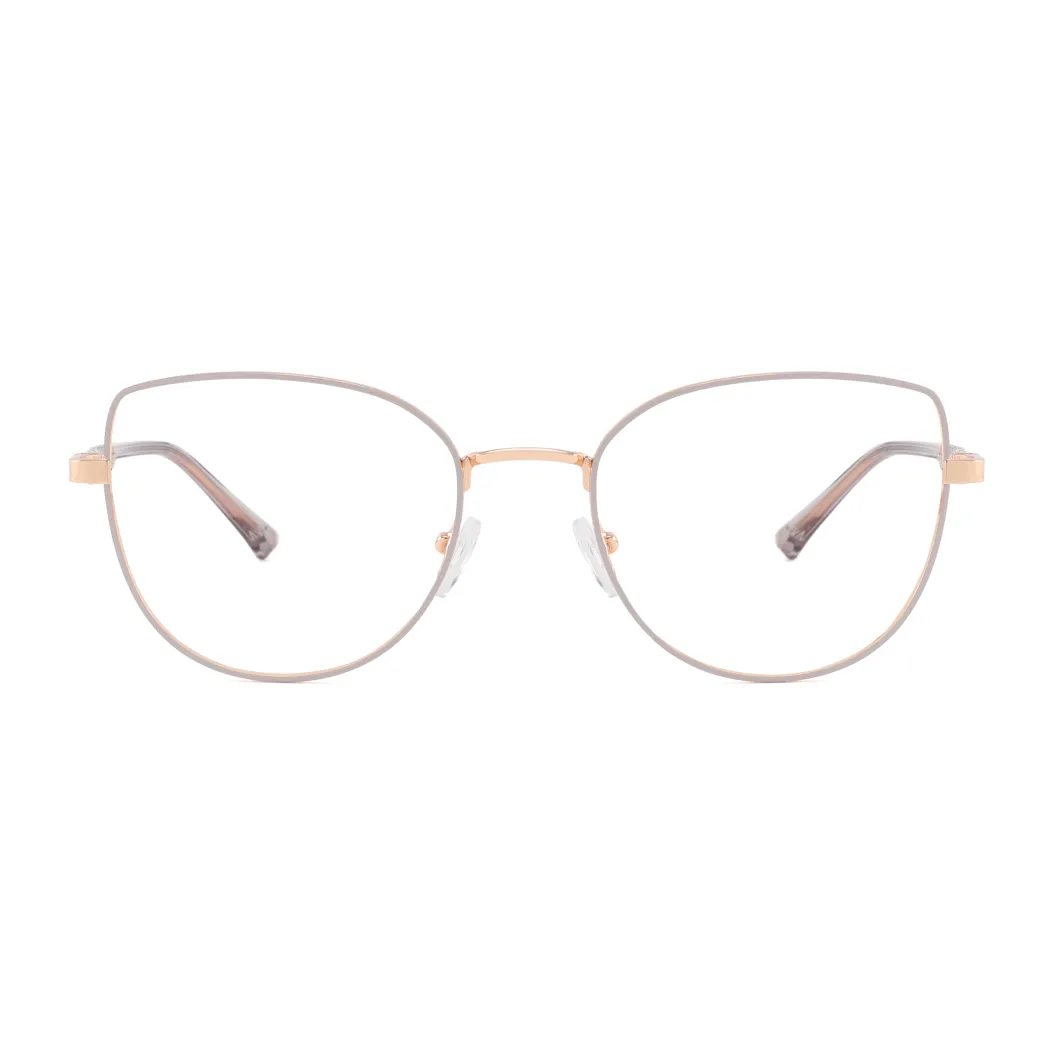 Cat-eye Grey Eyeglasses
