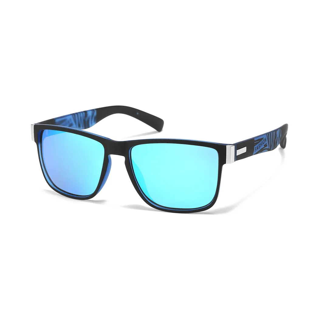 Square Black/Blue Sunglasses