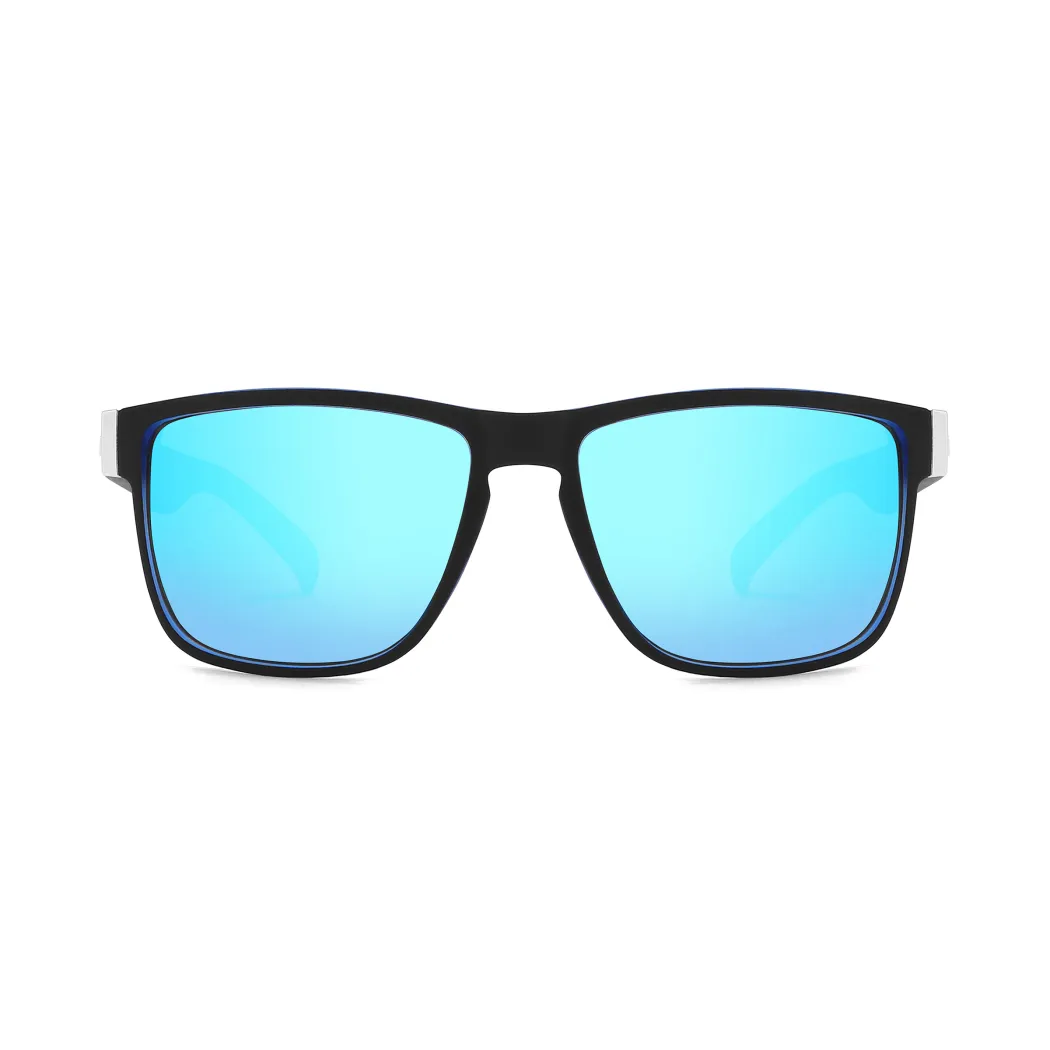 Square Black/Blue Sunglasses