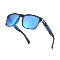 Square Black/Blue Sunglasses