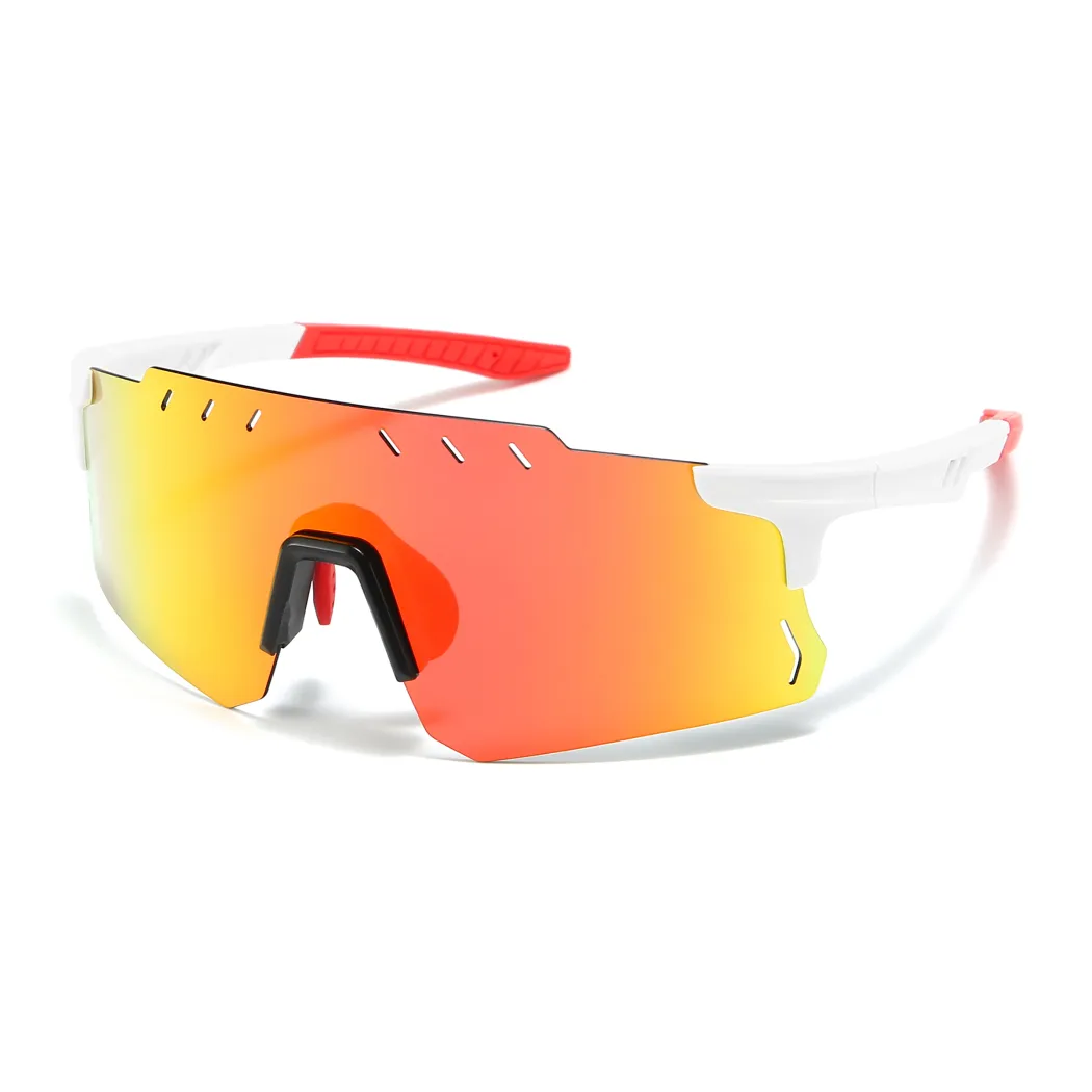 Geometric White Sunglasses
