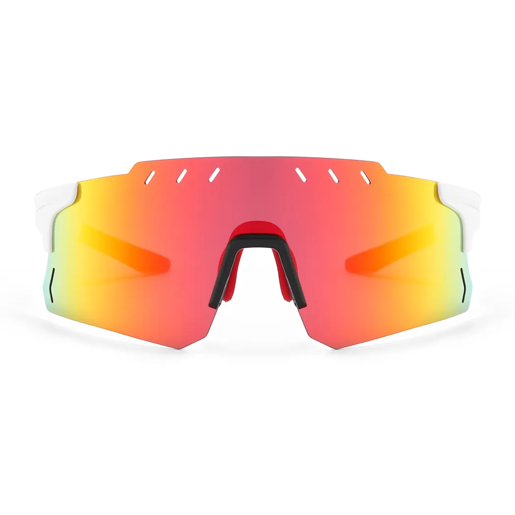 Geometric White Sunglasses