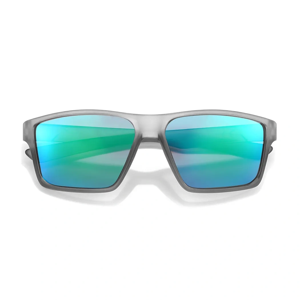 Rectangle Transparent Gray Sunglasses