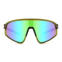 Geometric Transparent Green Sunglasses
