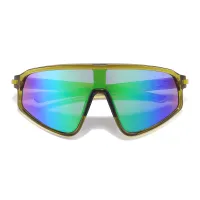 Geometric Transparent Green Sunglasses