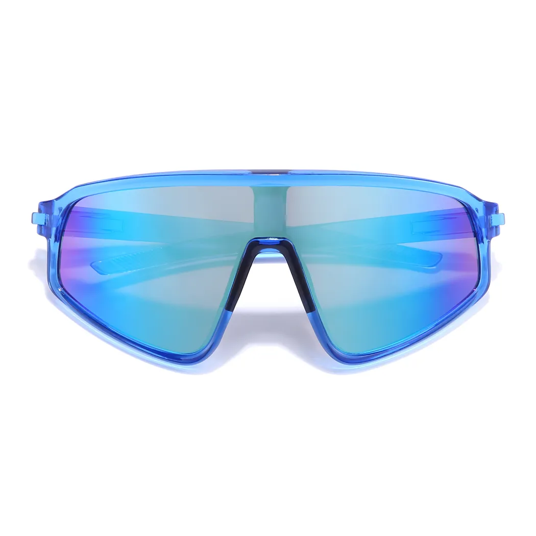 Geometric Blue Sunglasses
